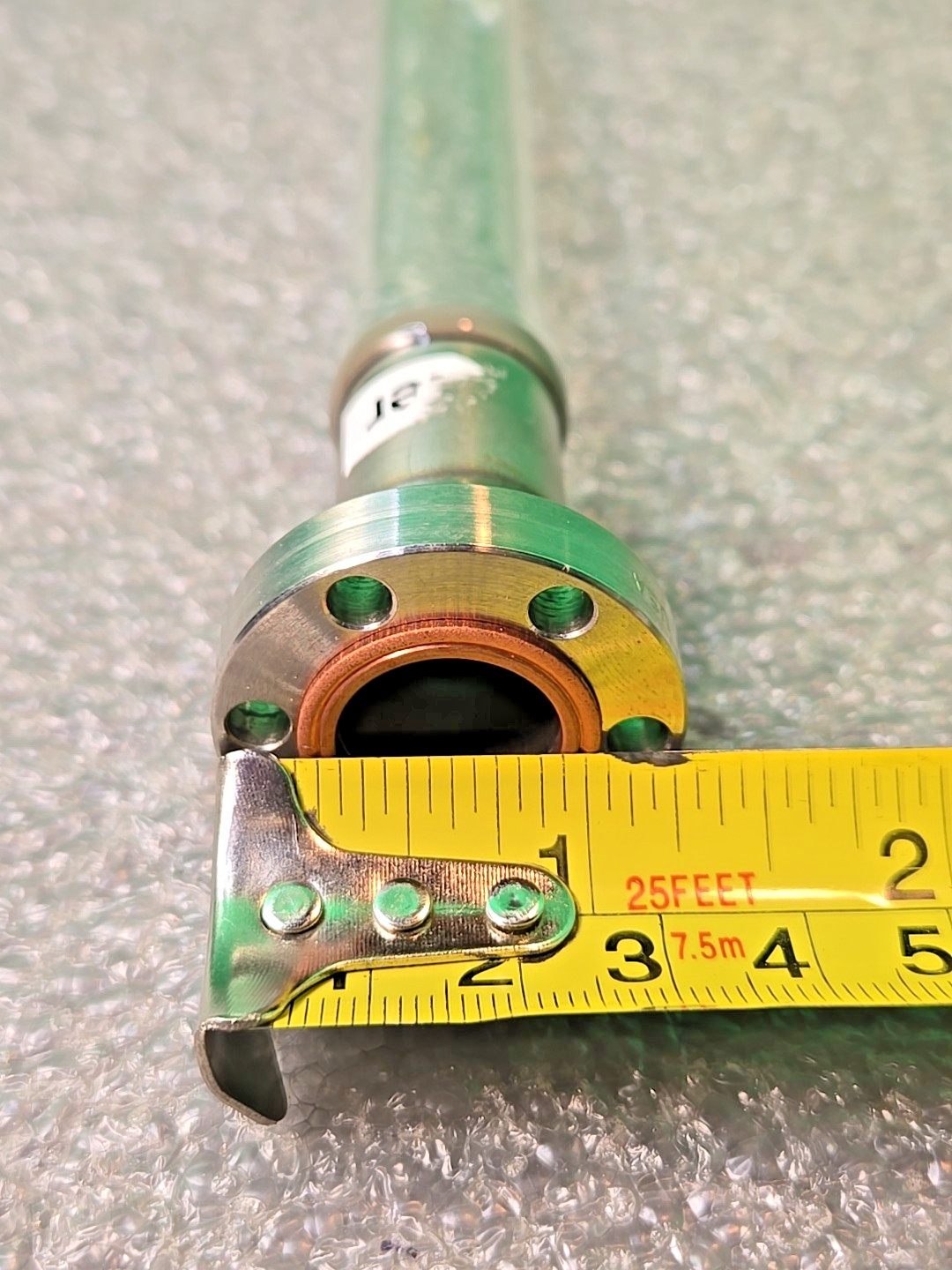 Accu-Glass Closed-End Dome Pyrex to High Vacuum Conflat Flange | 211005