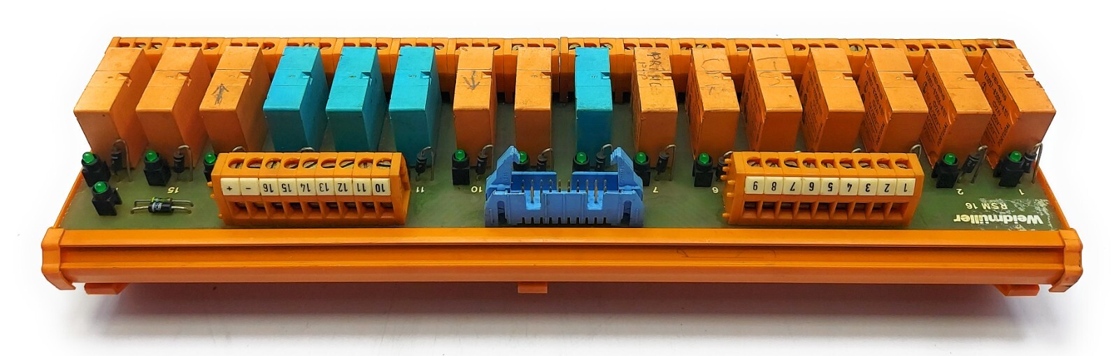 Weidmuller RSM 16R 24VDC FB20 GEM+ Terminal Block Board 805073
