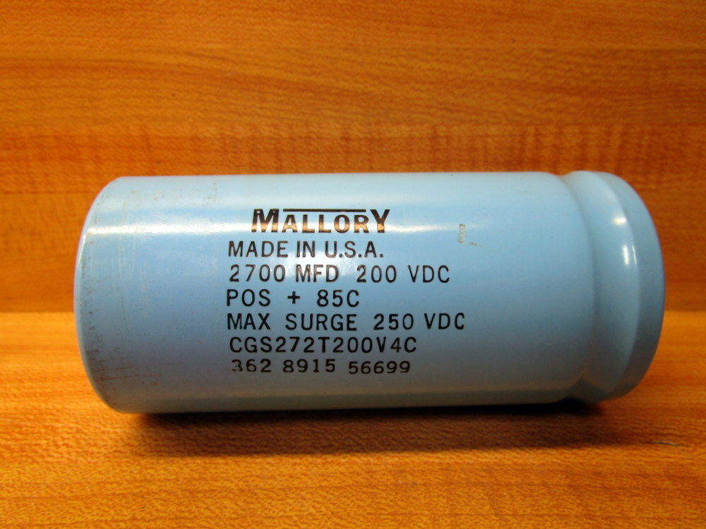 Mallory CGS272T200V4C Capacitor 362 8915 56699
