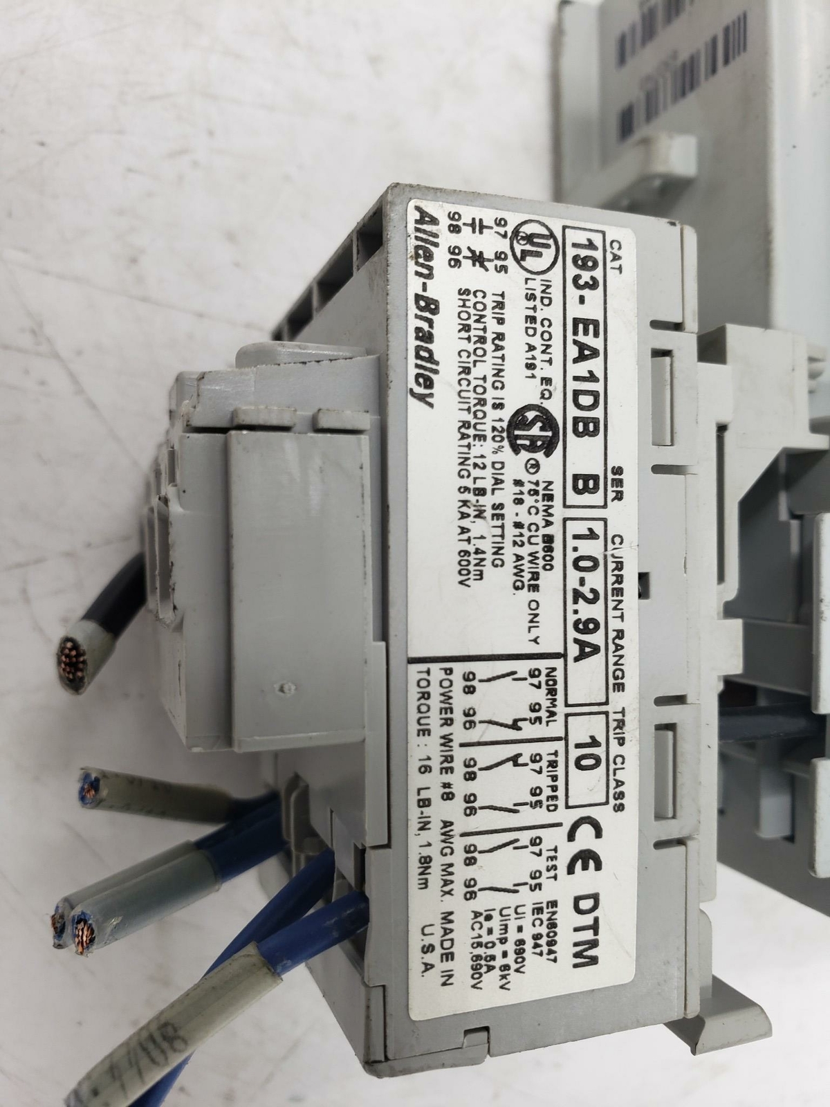 Allen Bradley 100-C09D 10 Ser A