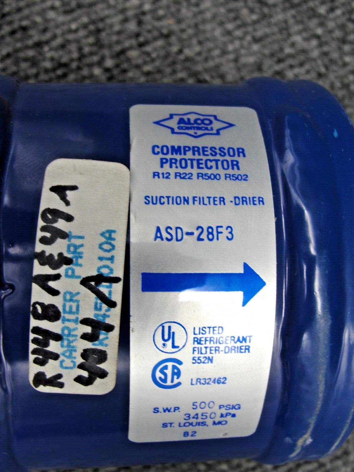 ALCO ASD-28F3 Suction Line Filter Drier 3/8 SAE Flare