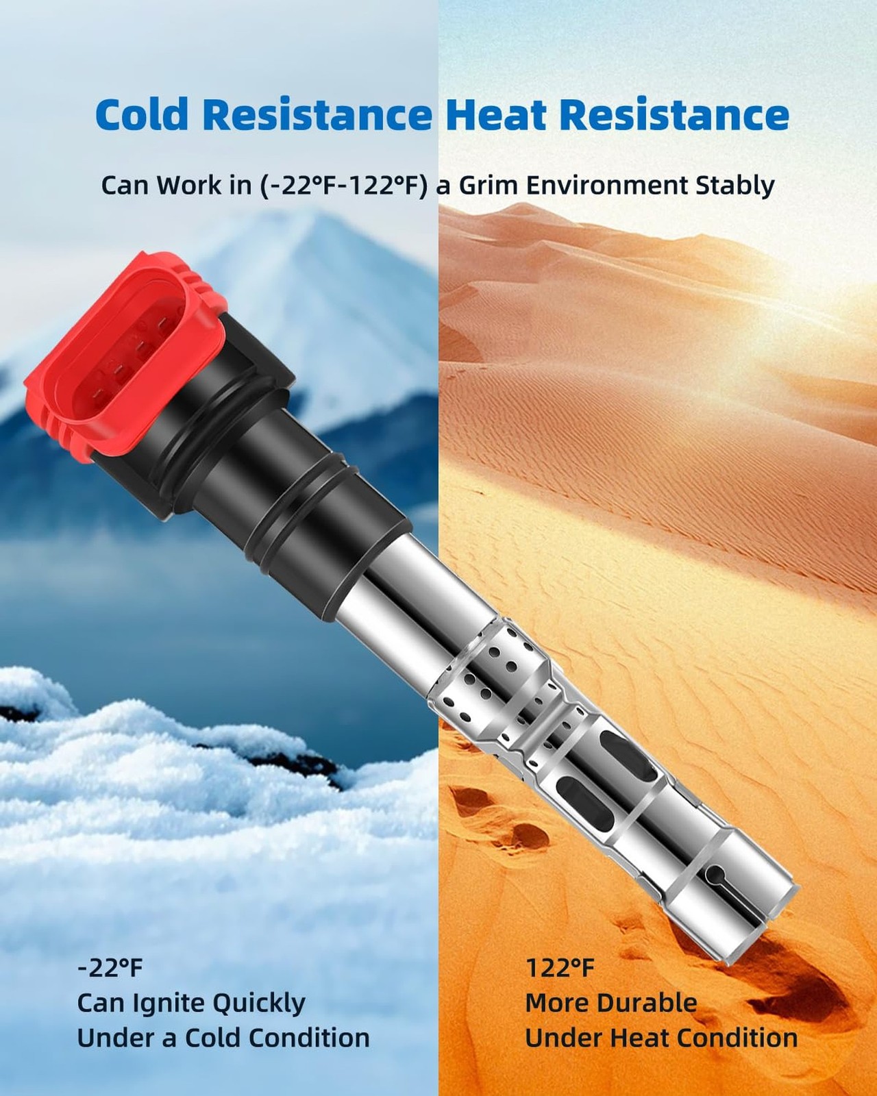 ECCPP UF418 8 ignition coils with 8 iridium Spark Plugs A8 Allroad S4 4.2L V8…