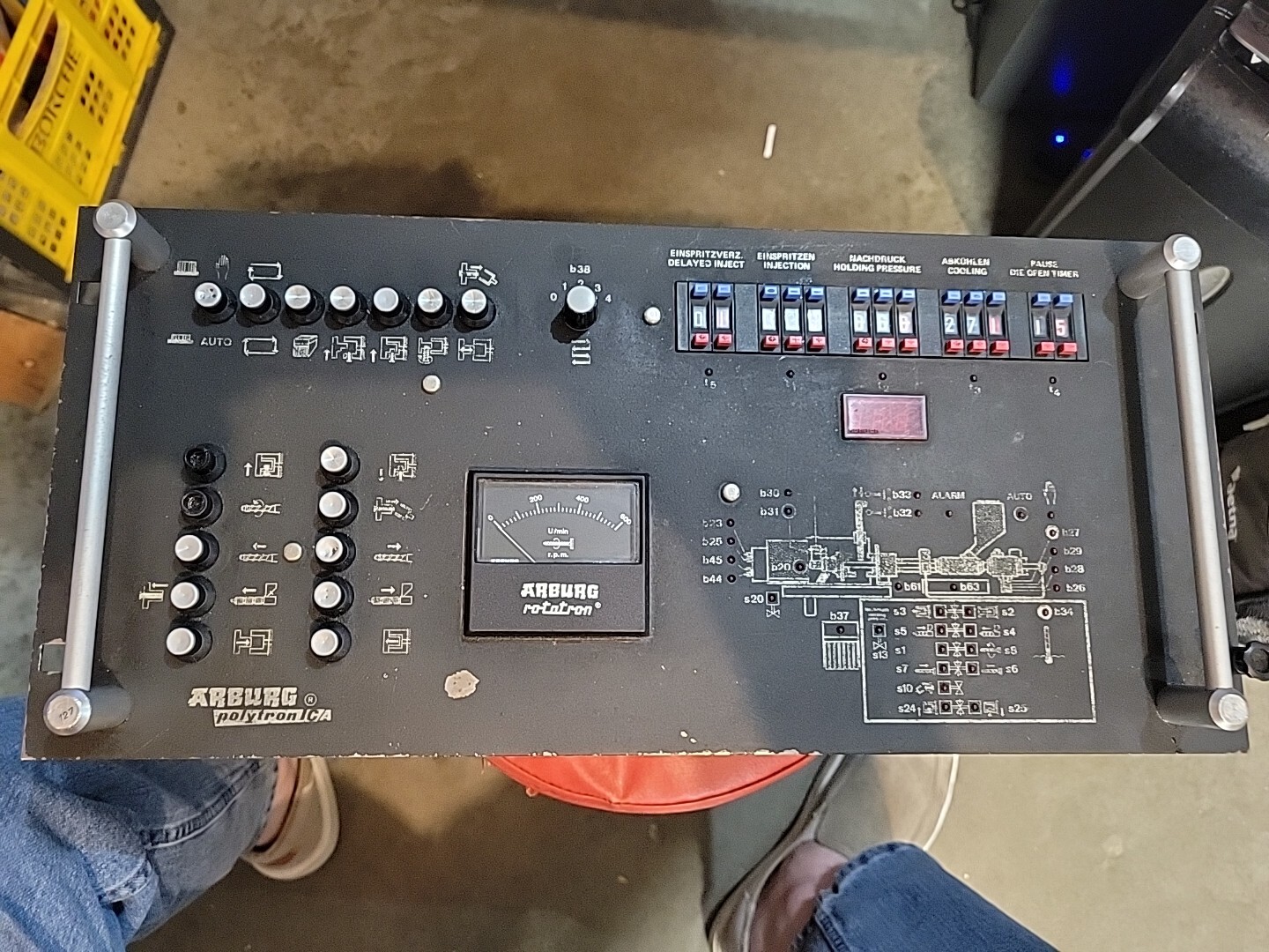 ARBURG 025350 POLYTRONICA CONTROL PANEL 4003 Or 41780 Nice Shape Used G2U
