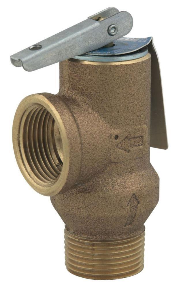 Watts 0556034 Lead-Free Copper-Alloy Poppet Type Relief Valve 150 PSI