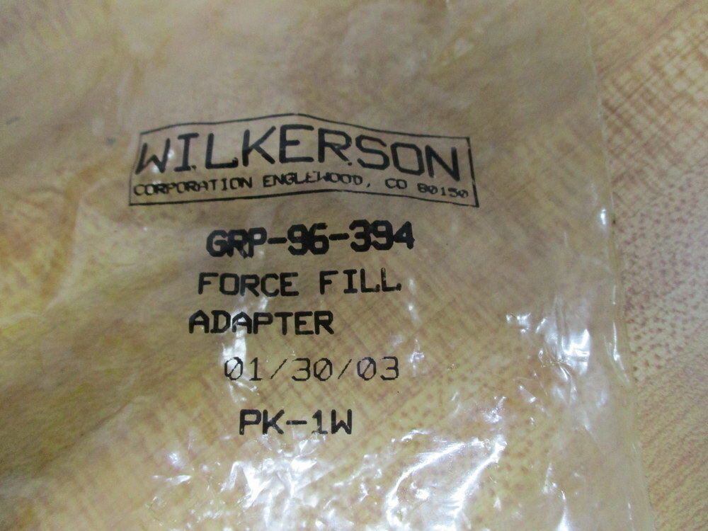 Wilkerson GRP-96-394 Force Fill Adapter Kit