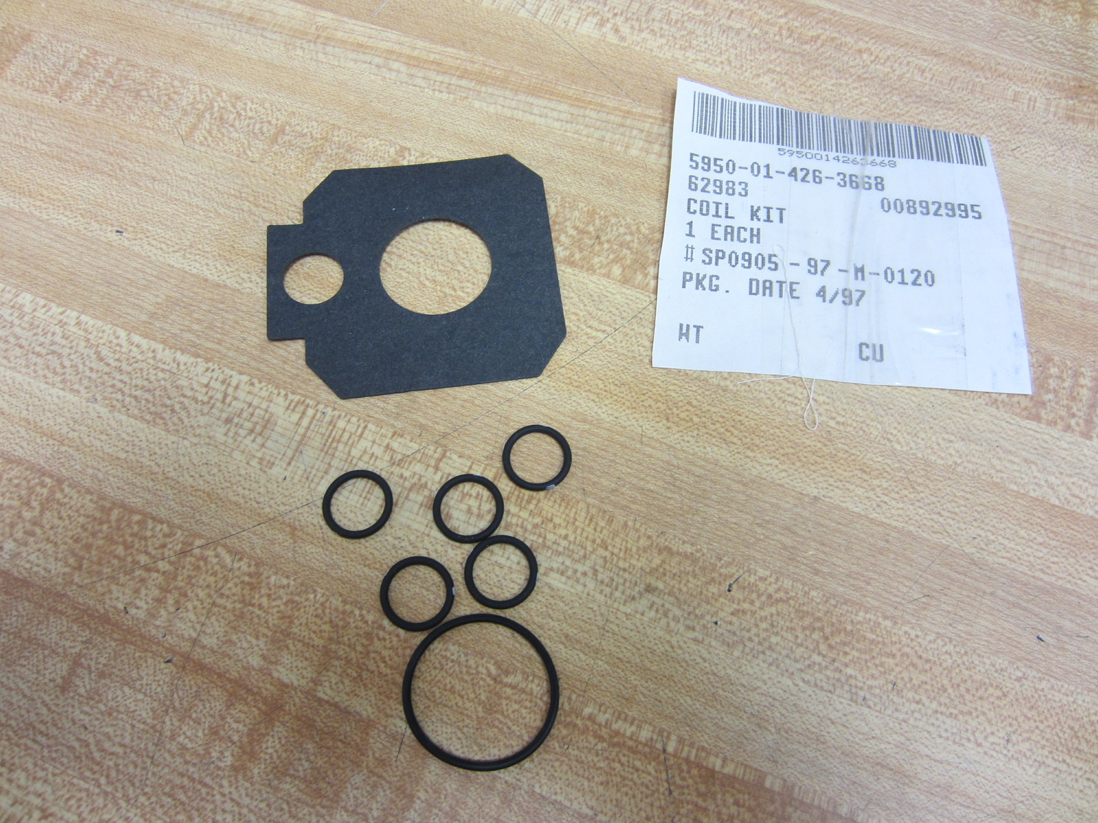 Vickers 62983 Coil Gasket Kit 5950-01-426-3668