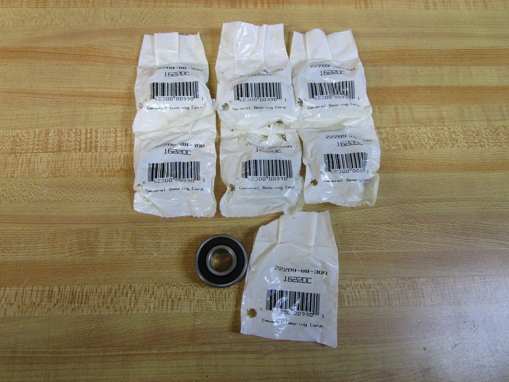 General Bearing 16220C GBC Bearing 1622RS (Pack of 7)