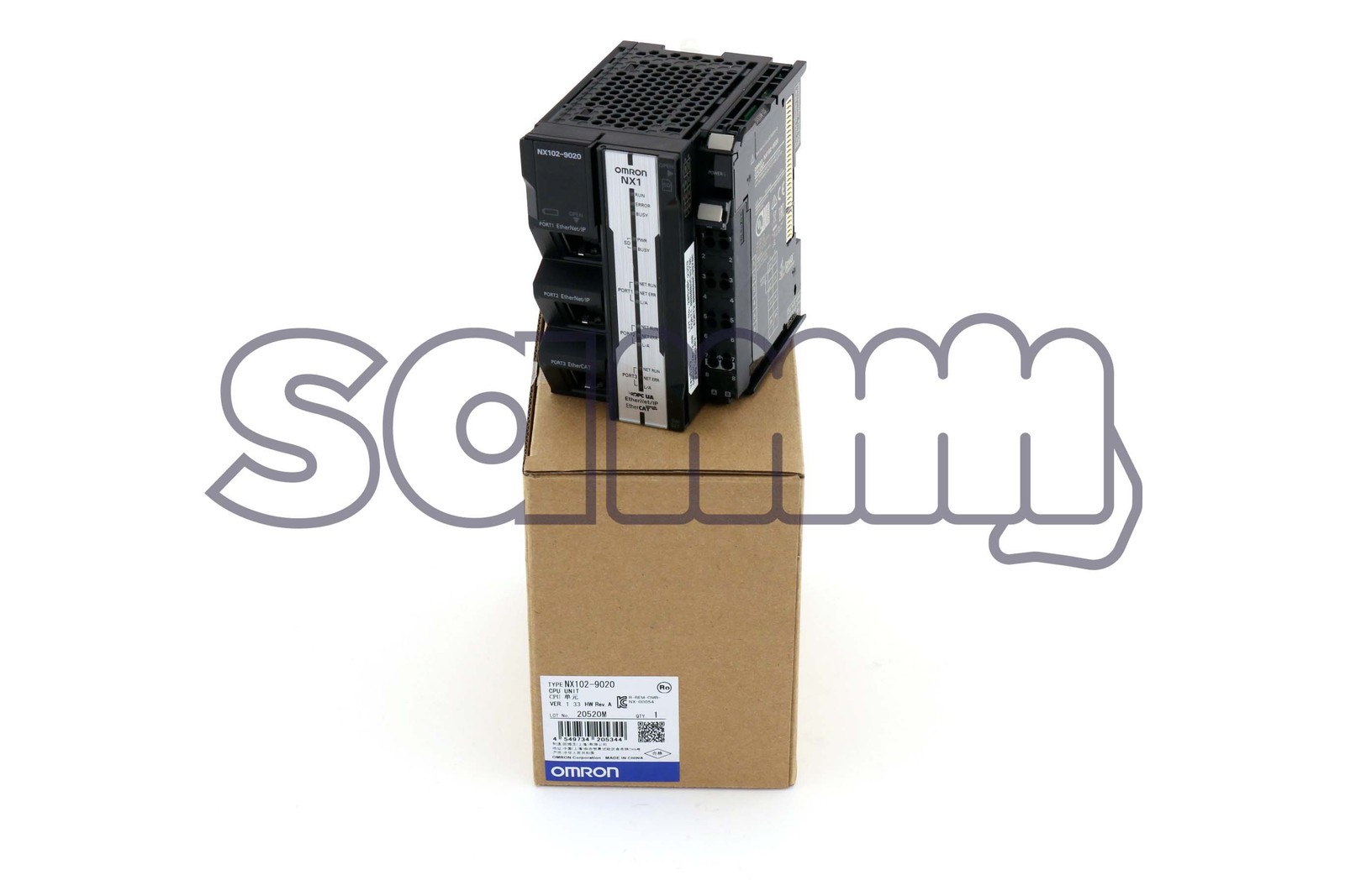 OMRON NX102-9020 MODULAR CPU UNIT New