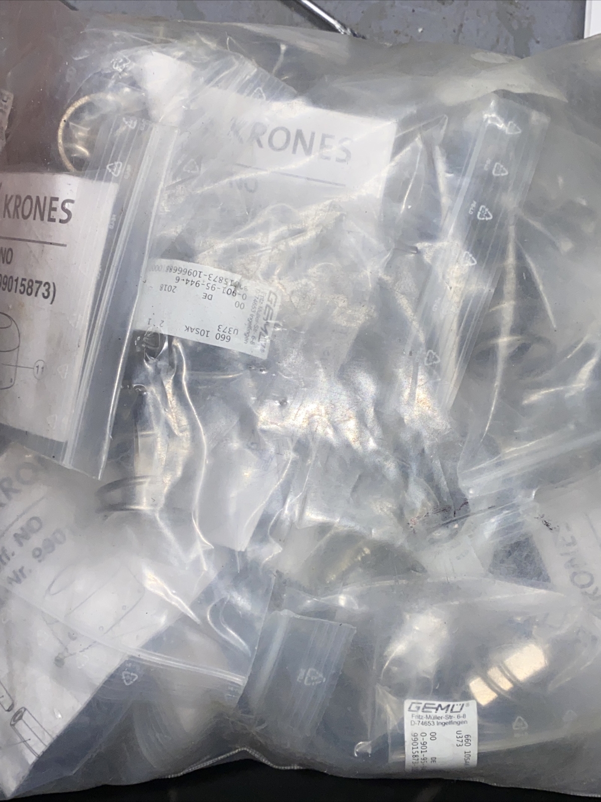 GEMU Filling Valve Repair / Parts / SERVICE KIT 0-901-95-944-6 9660 99015873 KOP
