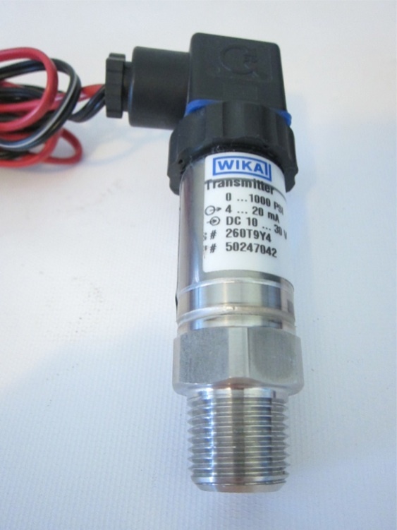 Wikai S-10 1000 PSI Pressure Transmitter Gauge S10 W/ Power Supply Cable