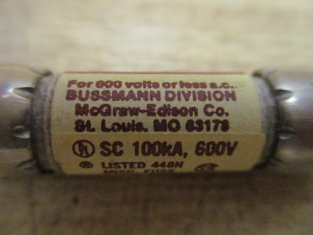 Buss KTK-1/10 Bussmann Fuse Cross Ref 6F125 Tested (Pack of 7)