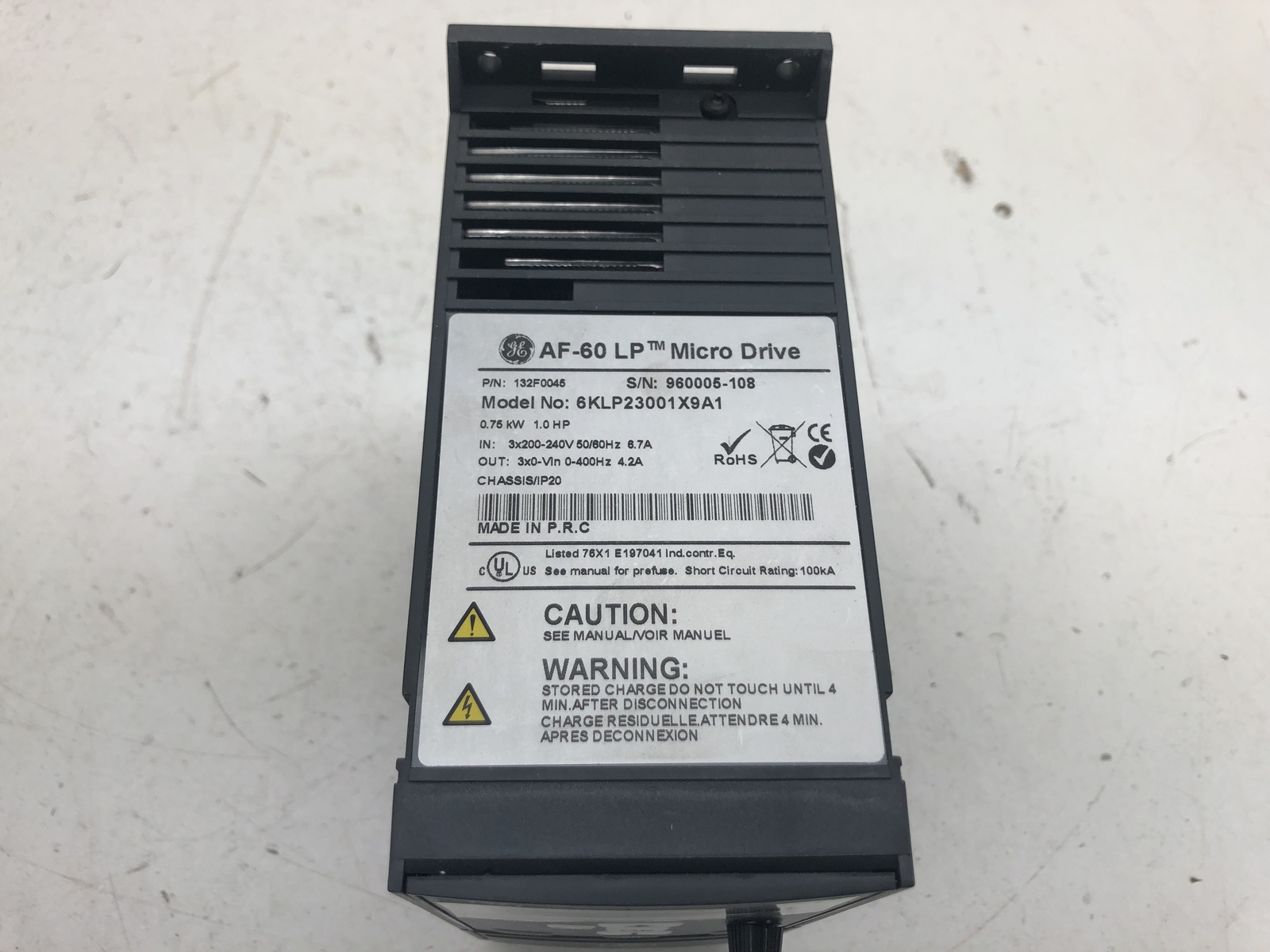 GE 6KLP23001X9A1 MICRO DRIVE