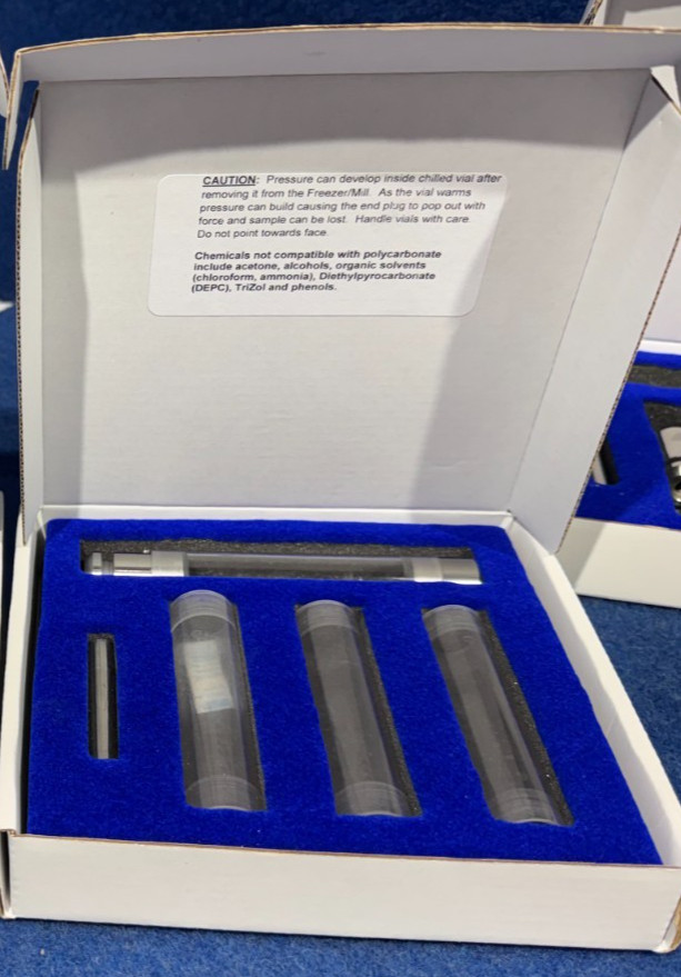SPEX SamplePrep 6751 Small Grinding Vial Set Freezer/Mill 0.5-5 g ,