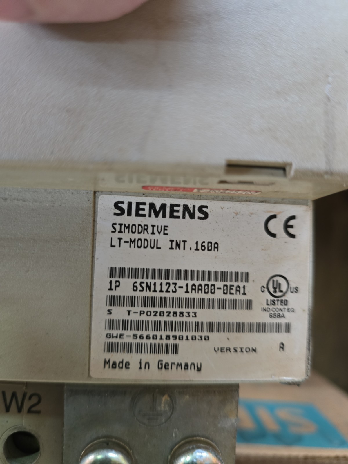 Siemens 6SN1123-1AA00-0EA1 VER.A , 6SN118-0DG21-0AA1 VER.B