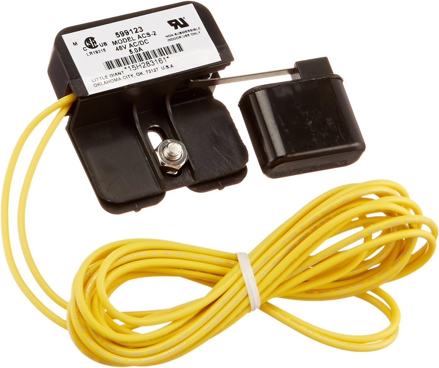 Auxiliary Condensate Drain Pan Overflow Switch Plastic 48V AC/DC for HVAC