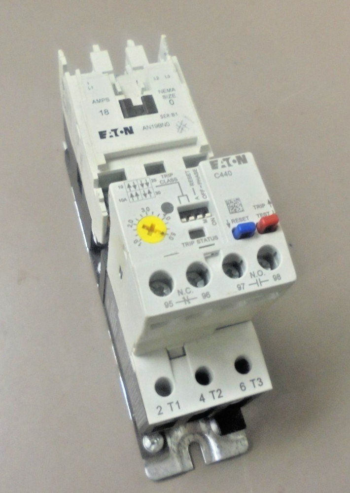 Eaton AN19BN0 Motor Control Starter / C440 Relay