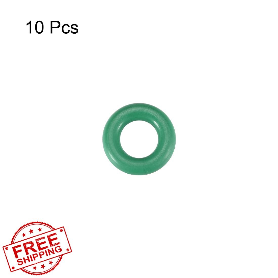 uxcell O-Rings 4mmx8mmx2mm FKM Seal Green 10pcs