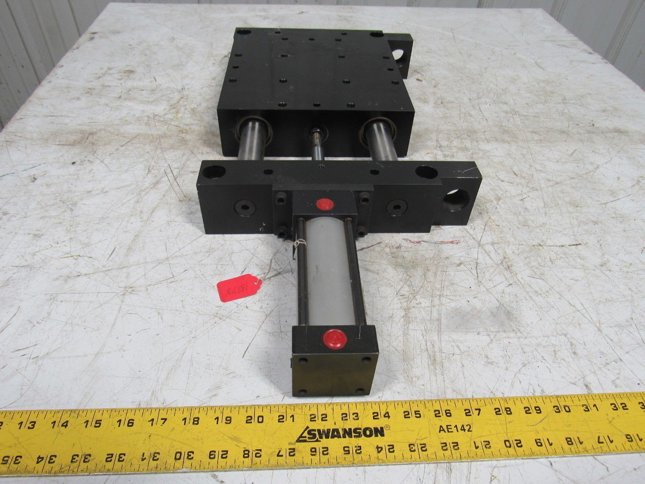 PHD BS101X4D206 Pneumatic Linear Slide 10″x10″x2-3/4″ 4″ Stroke 150 PSI Max.