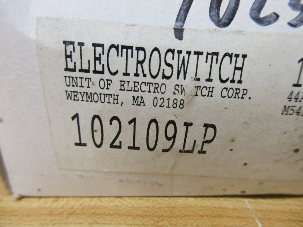 Electroswitch 102109LP Rotary Switch
