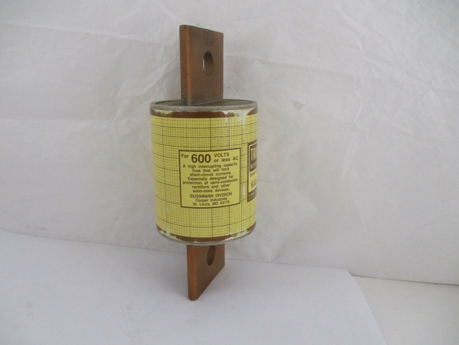 COOPER BUSS TRON RECTIFIER FUSE KAC-800 800 AMPS/ 600 VOLTS *NEW IN BOX*