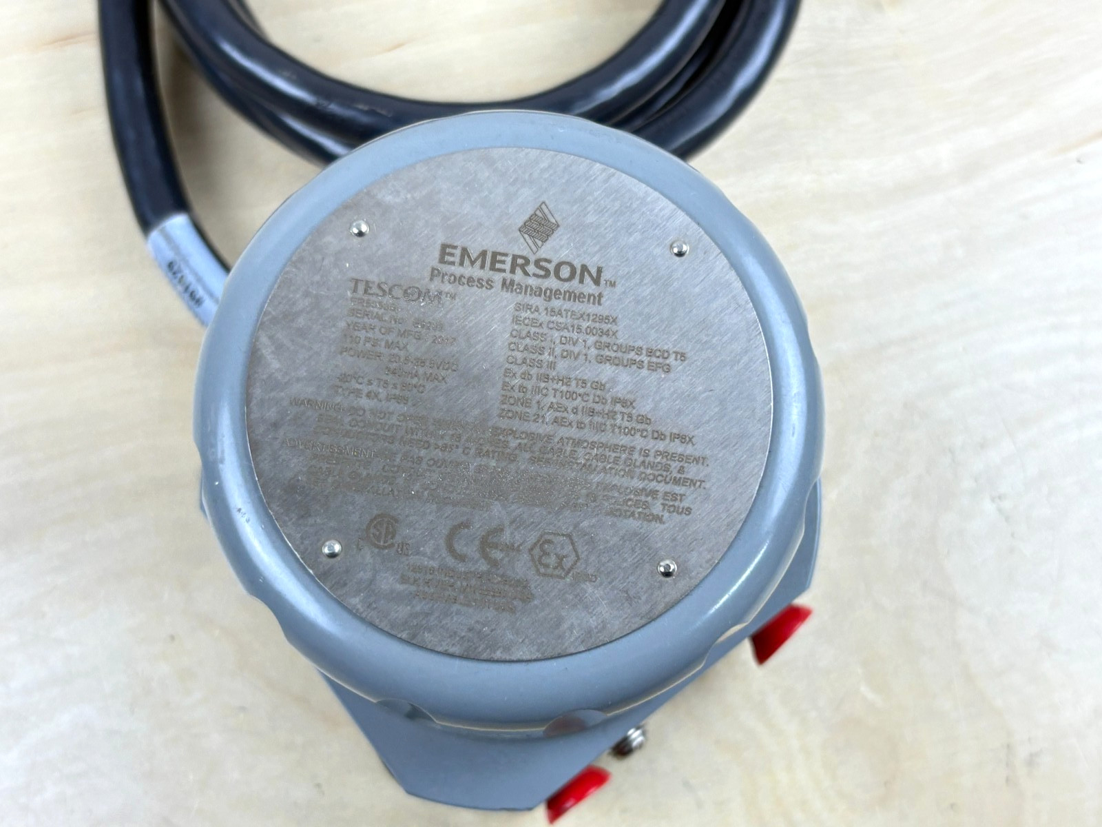 Emerson Tescom ER5050SI-1 Electropneumatic Actuator Controller, Series ER5000