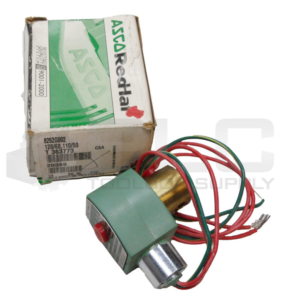 NEW ASCO RED HAT 8262G002 SOLENOID VALVE W/ MP-C-080 COIL 238210-032-D *READ*