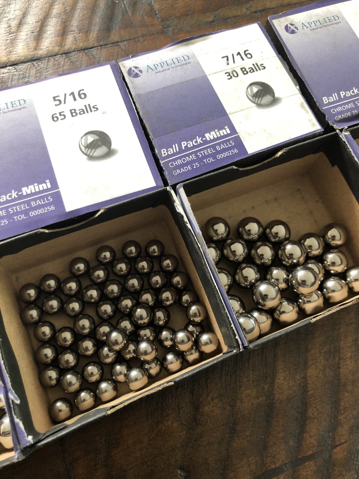 Applied Industrial Technologies Ball Pack – Mini Chrome Steel Balls Grade 25