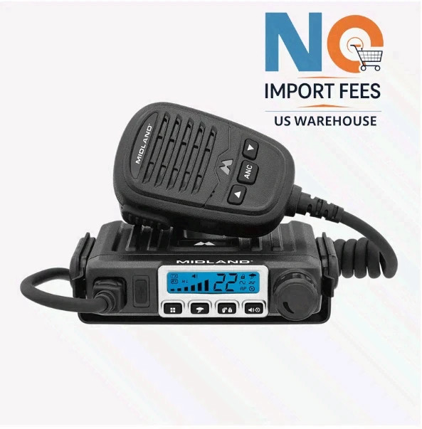 Midland MXT115 MicroMobile GMRS Radio 15W Mobile Two Way Bundle