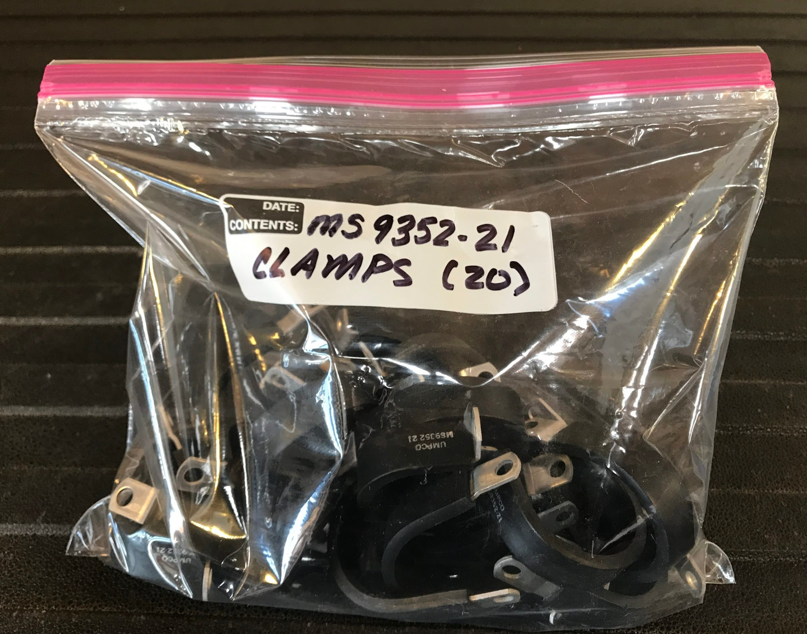 Umpco Adel Type Loop Clamp (20) – MS9352-21 – Aluminum / Rubber Insulation