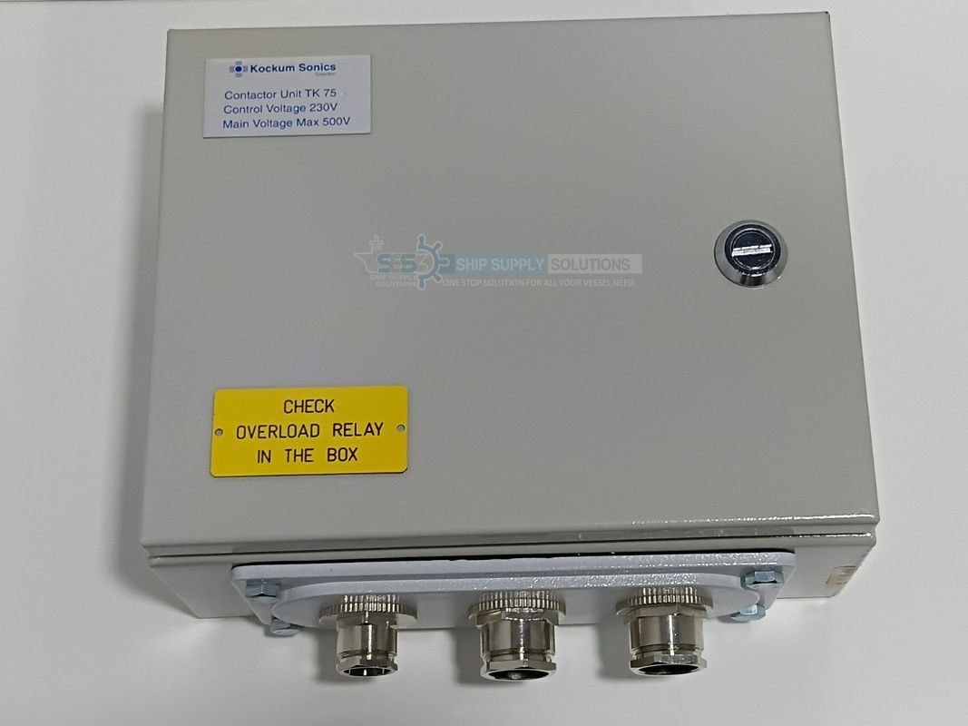 Kockum Sonics TK 75 A Contactor Unit Control Voltage 230V, Main Voltage Max 500V