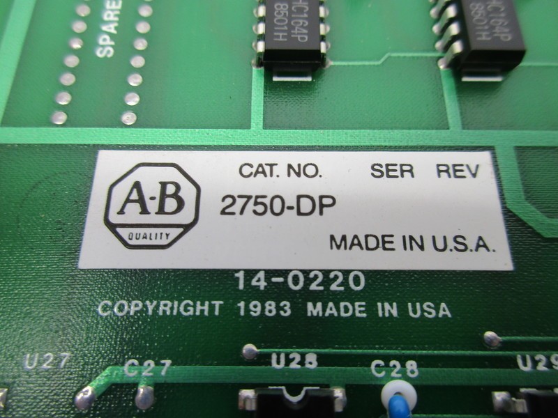INDUSTRIAL SPARE PART 2750-DP NSNP