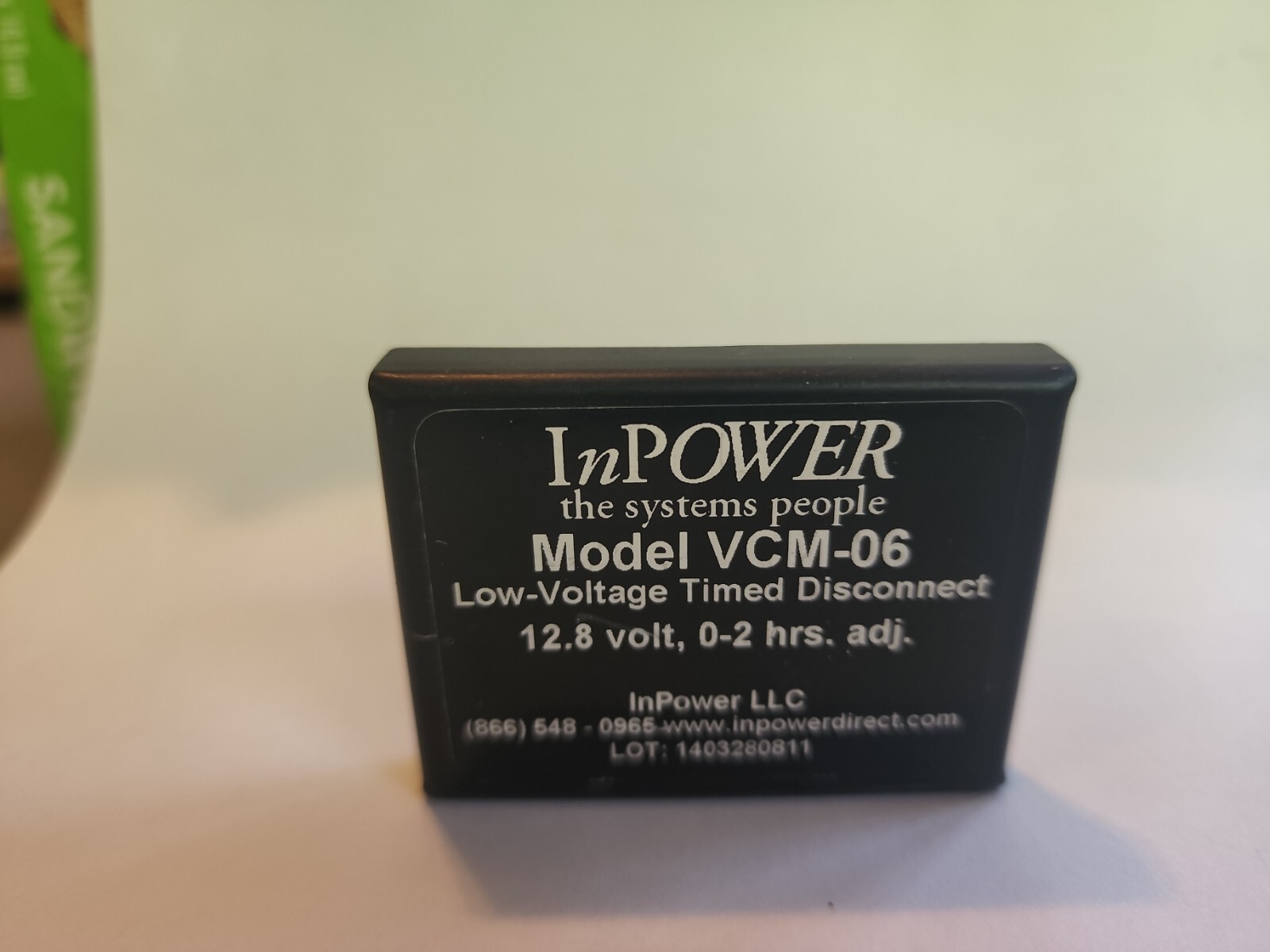 NEW InPower VCM-06 Time Delay Solid State Relay Low Voltage Disconnect 0-2 Hours