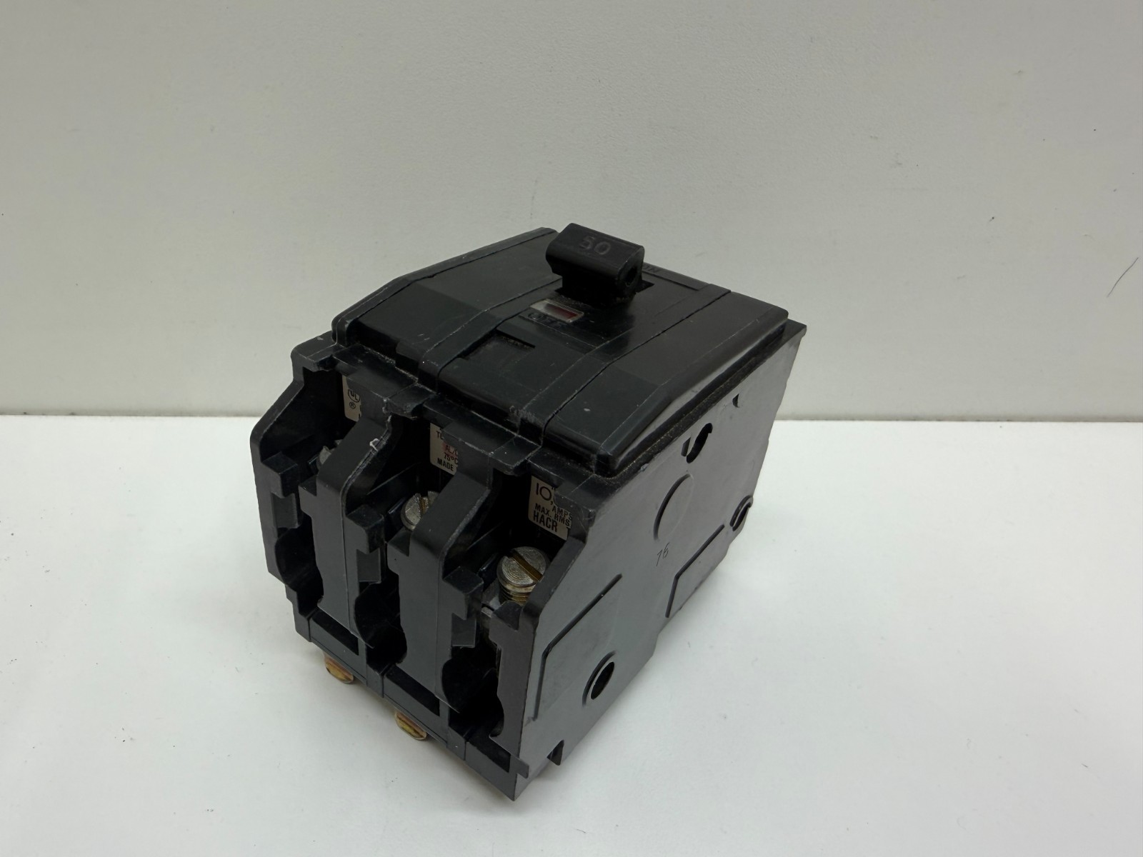GOOD USED! SQUARE D 50A 240V 3P CIRCUIT BREAKER QOB350