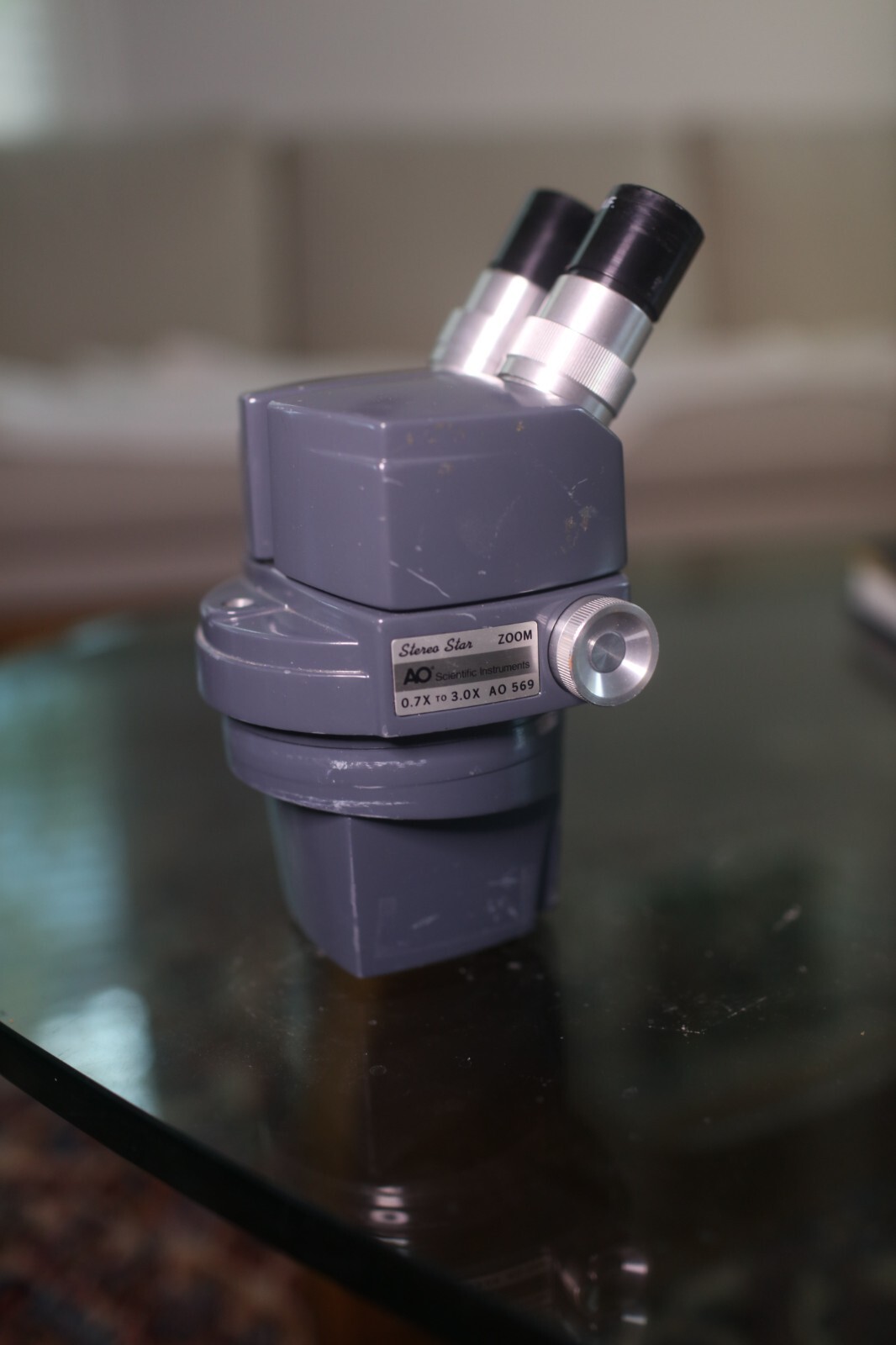 American Optical Stereo Star Zoom – AO 569 – 0.7X TO 3.OX Head As Is