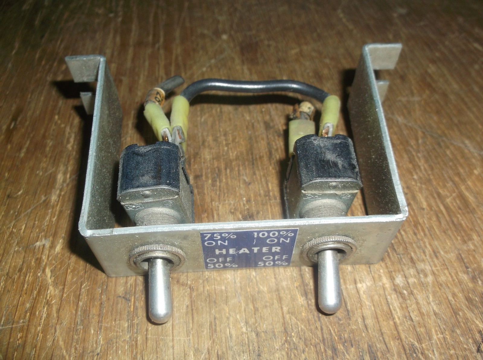 Double Heater Switch Assembly 10A 25V 15A 125V 3/4HP 250VAC 1/2HP 125VAC 4.2AL 1