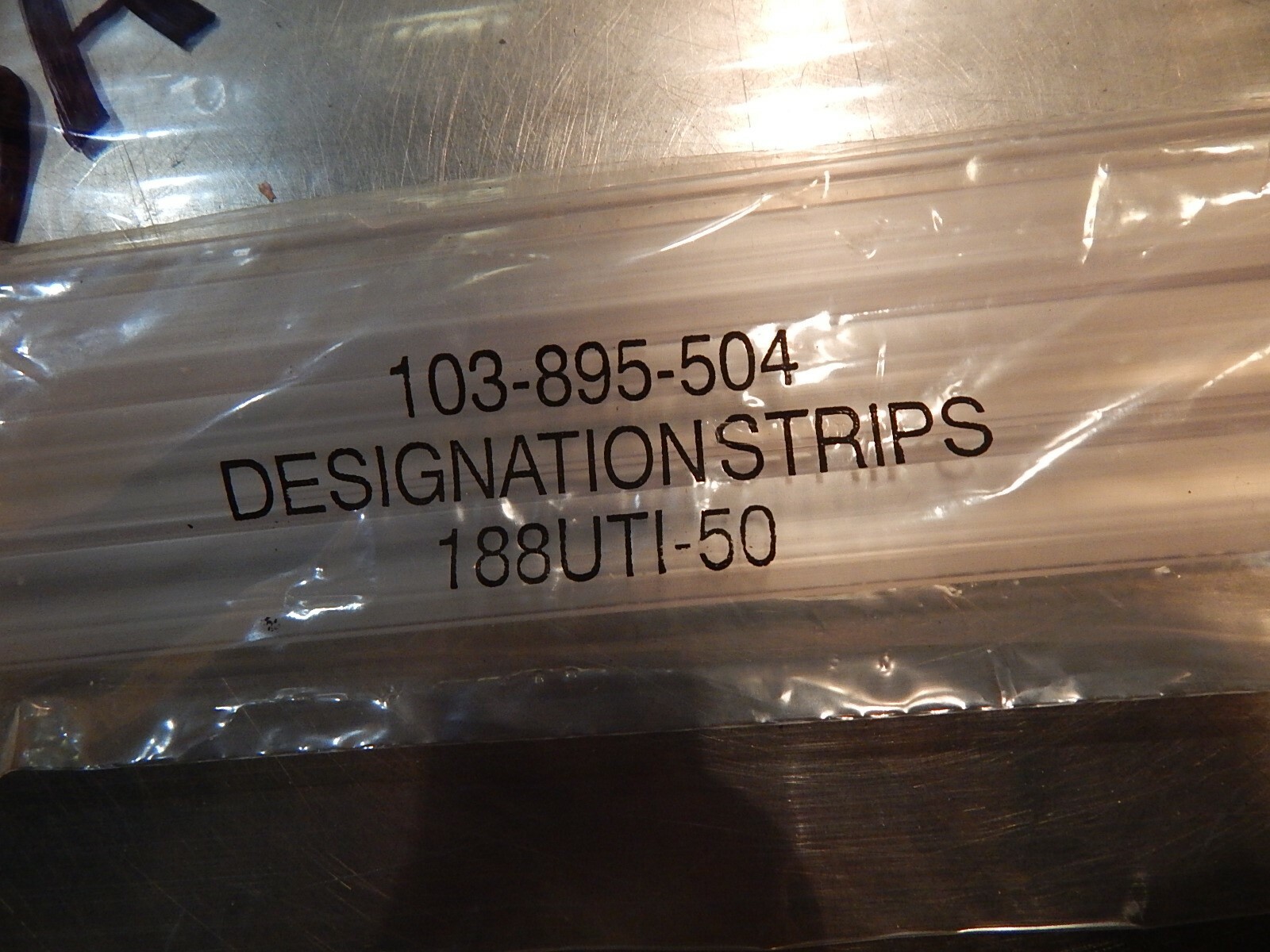 NEW Designation Strips 103-895-504 188UT1-50 Lot of 6 *FREE SHIPPING*