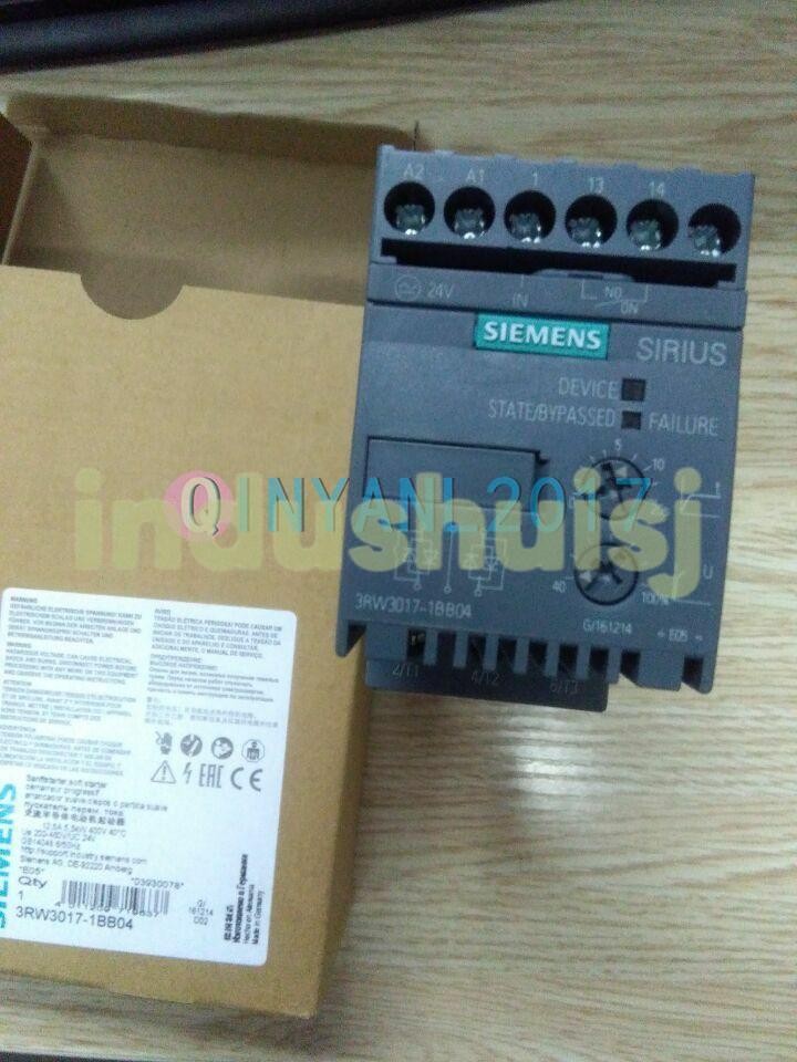1PCS New Siemens 3RW3017-1BB04 5.5KW soft starter