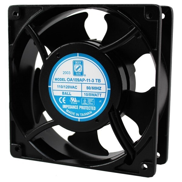 Orion Fans OA109AP-11-3TB AC Fan – 120 x 120 x 38mm – 115VAC – 8W – 1600 RPM5…