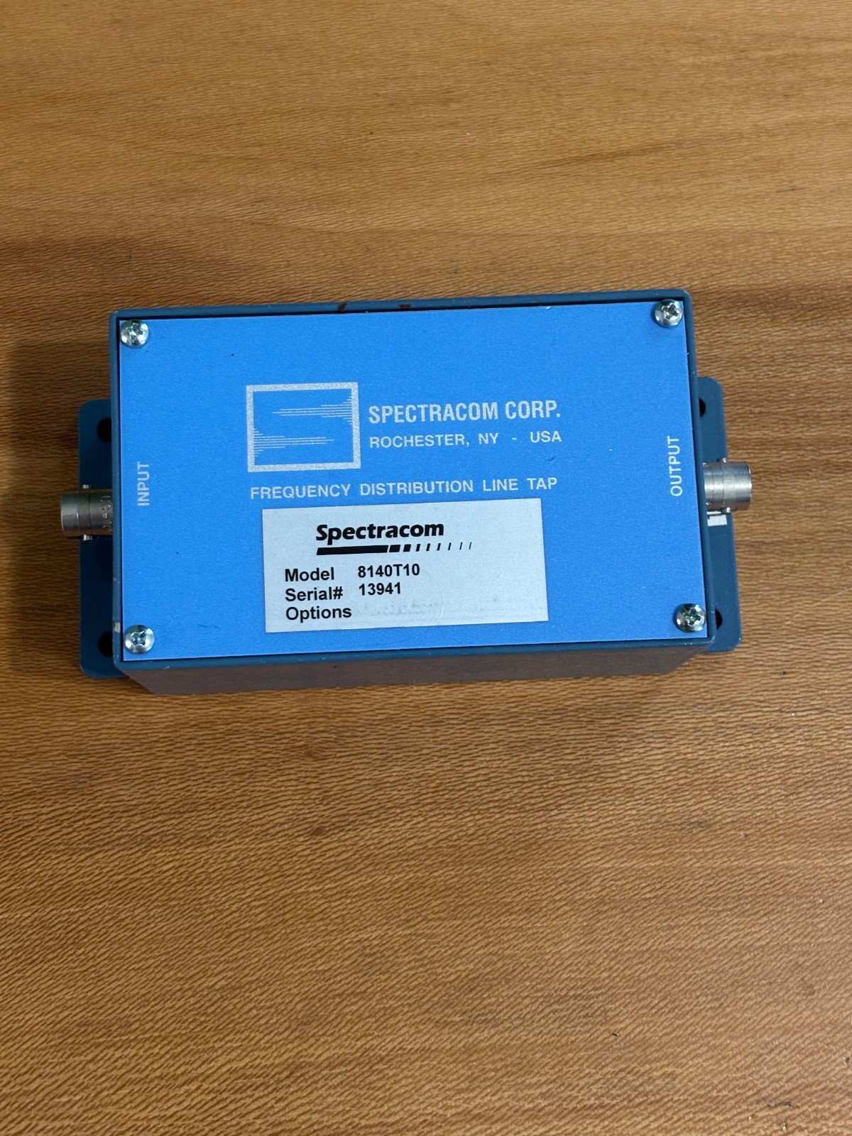 Lot of 3 Spectracom 8140T10 Frequency Distribution Line Tap Modules BNC