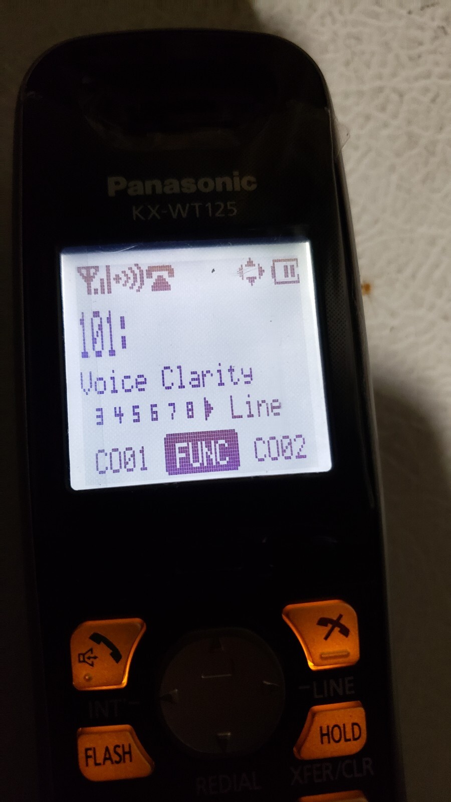 PANASONIC KX-WT125 DECT6.0 REFURBISHED 6 MONTH WARRANTY.LOOK LIKE A NEW PHONE.