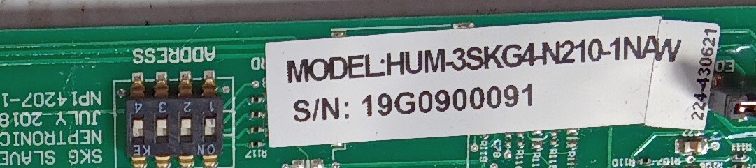 1 USED NEPTRONIC NP14207-151902A MOD HUM-3SKG4-N210-1NAW BOARD ***MAKE OFFER***