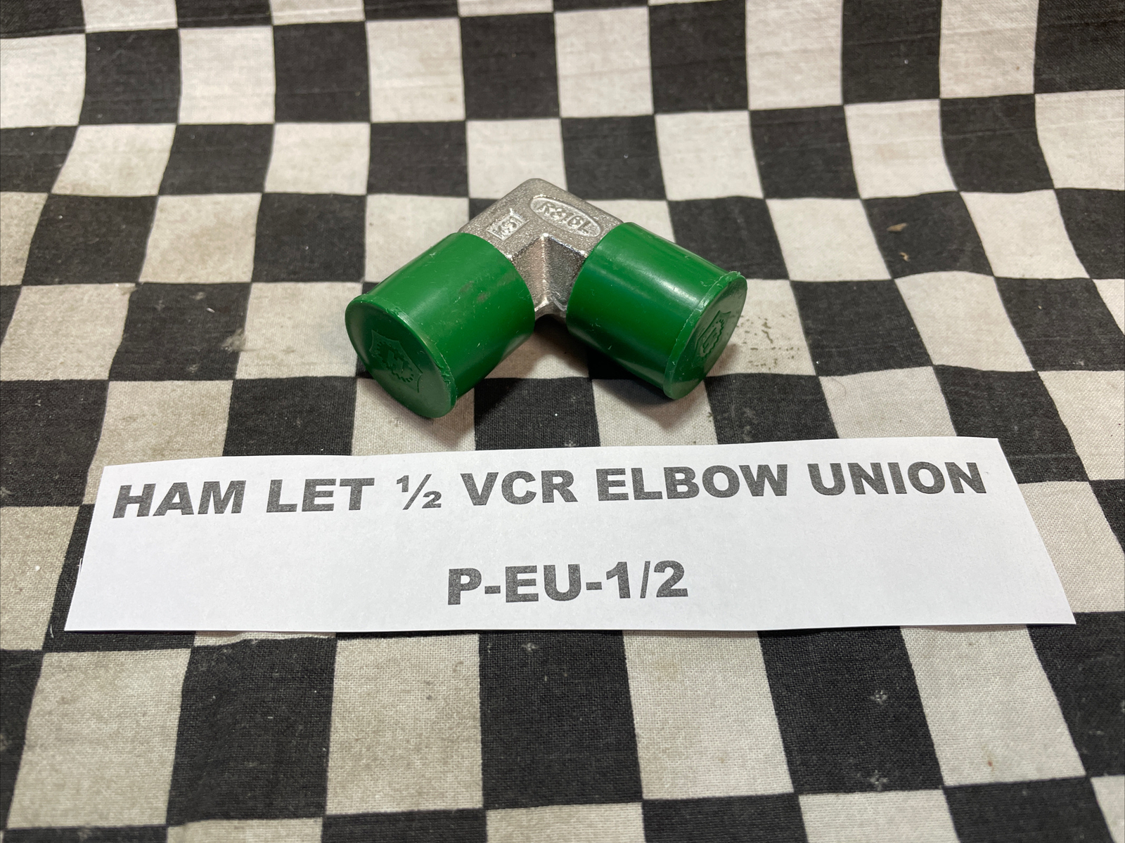 CAJON SS-8-VCR-9 & HAM LET P-EU-1/2, Elbow 1/2″ VCR Lot Of 2 #ZE38