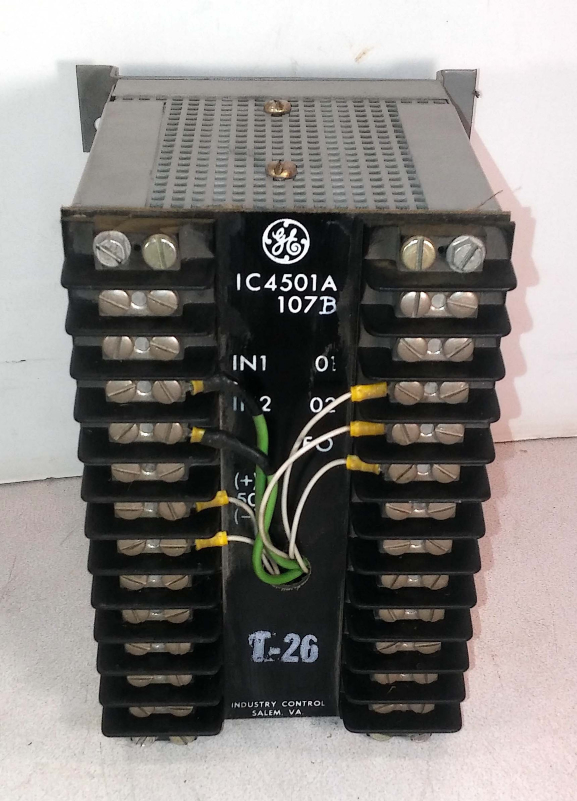 1 USED GE IC4501A107B CURRENT ISOLATOR MODULE ***MAKE OFFER***