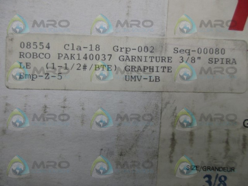 ROBCO 140 GARNITURE 3/8″ SOFT GASKET NSMP