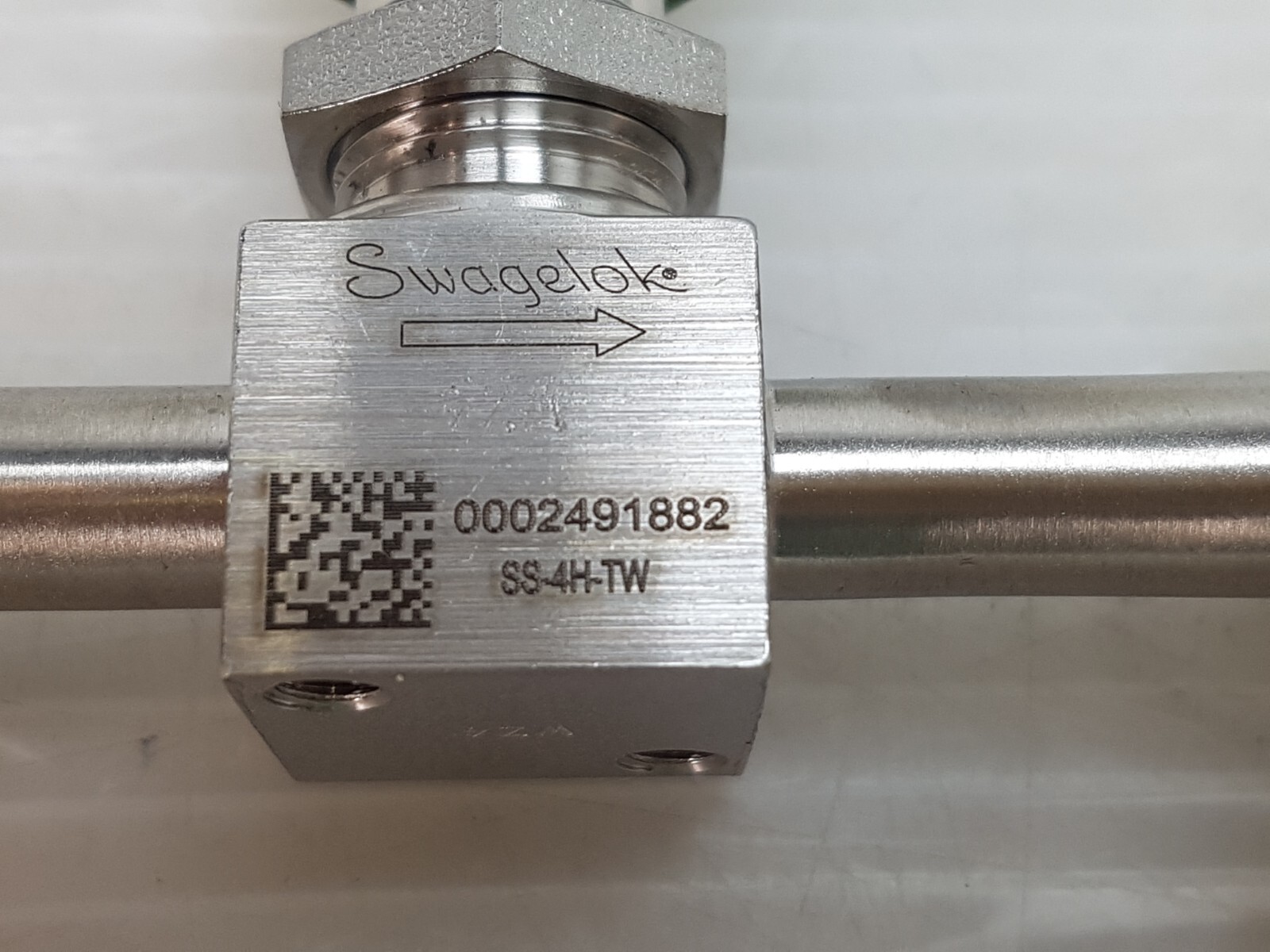 SWAGELOK SS-4H-TW, METAL ETCH-EP SEE SDS