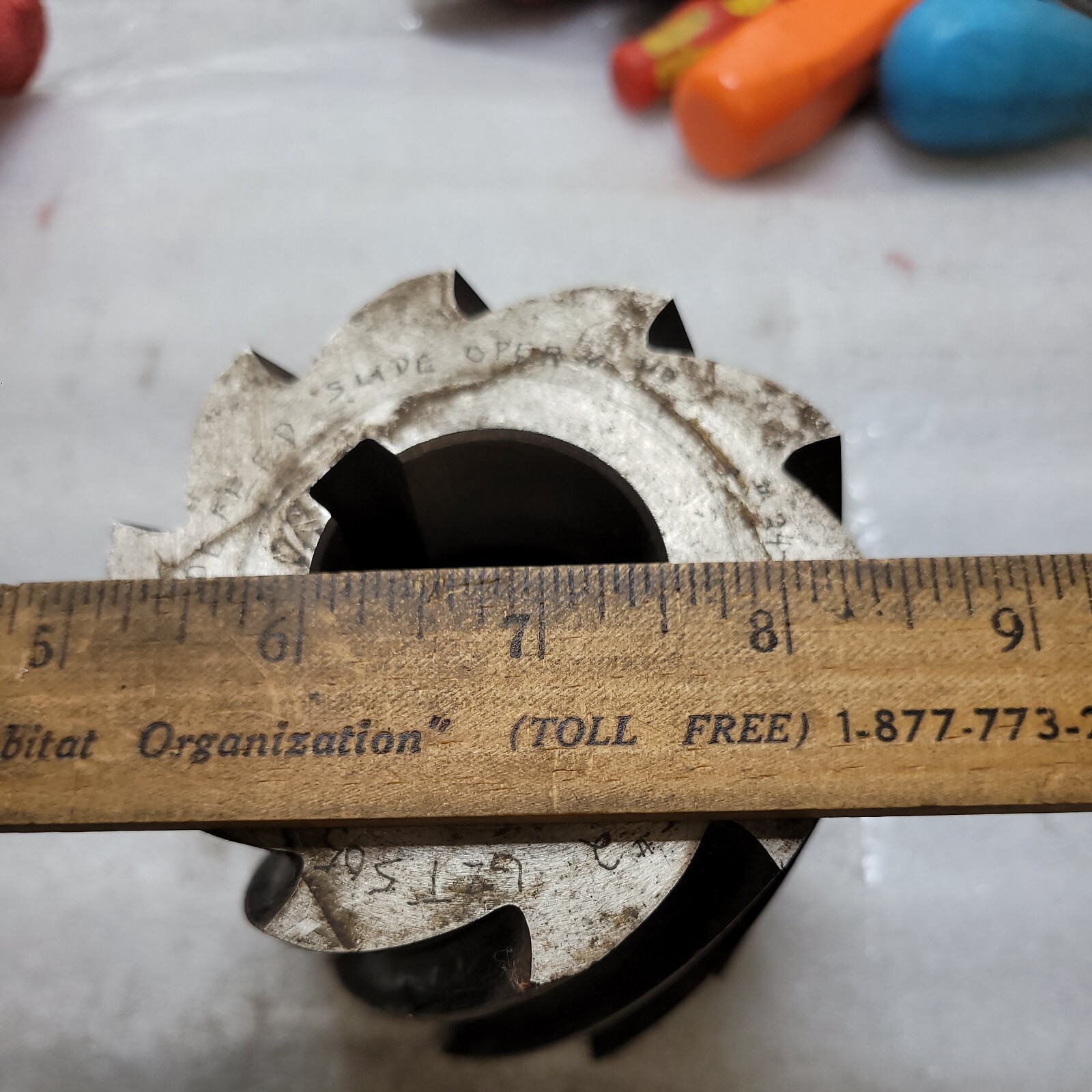 NIAGARA 4″ x 3 1/2″ x 1 1/2″ 10 Flute PARABOLIC SHELL MILL CUTTER USED IN EX CON