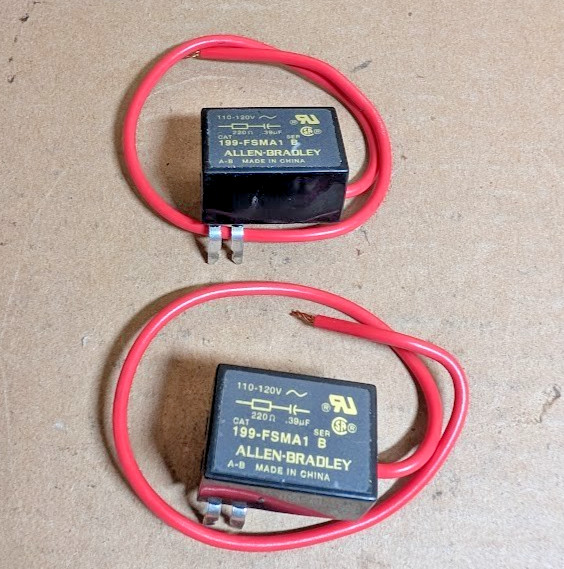 Allen Bradley 199-FSMA1 R-C Surge Suppressor Series B, 120VAC (New Qty of 2)