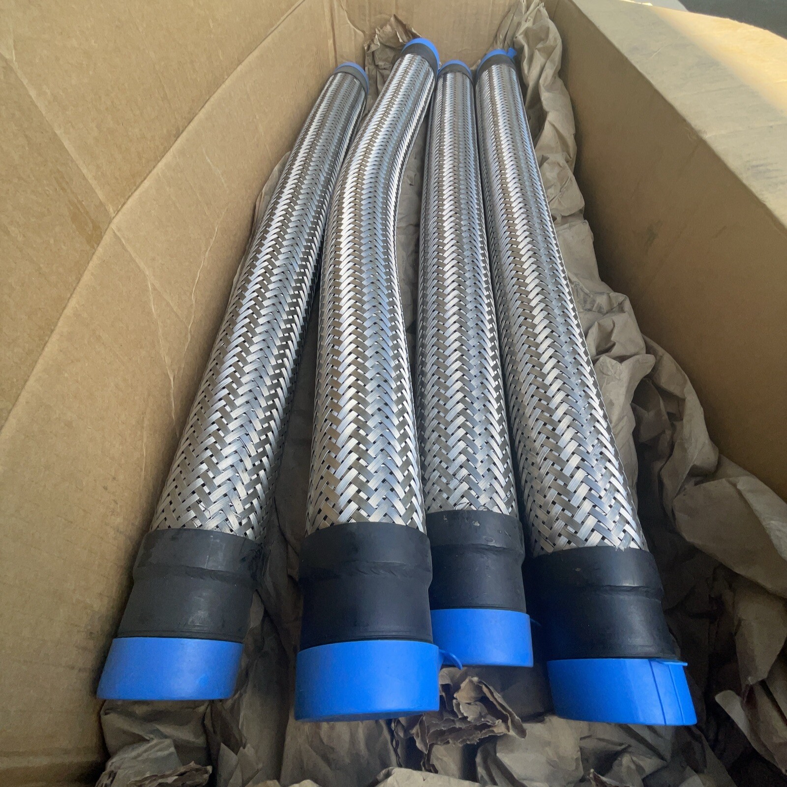 KADANT JOHNSON FH-SS-150-12 1.5 By 12 Inch Flexible Braided Stainless Steel Hose