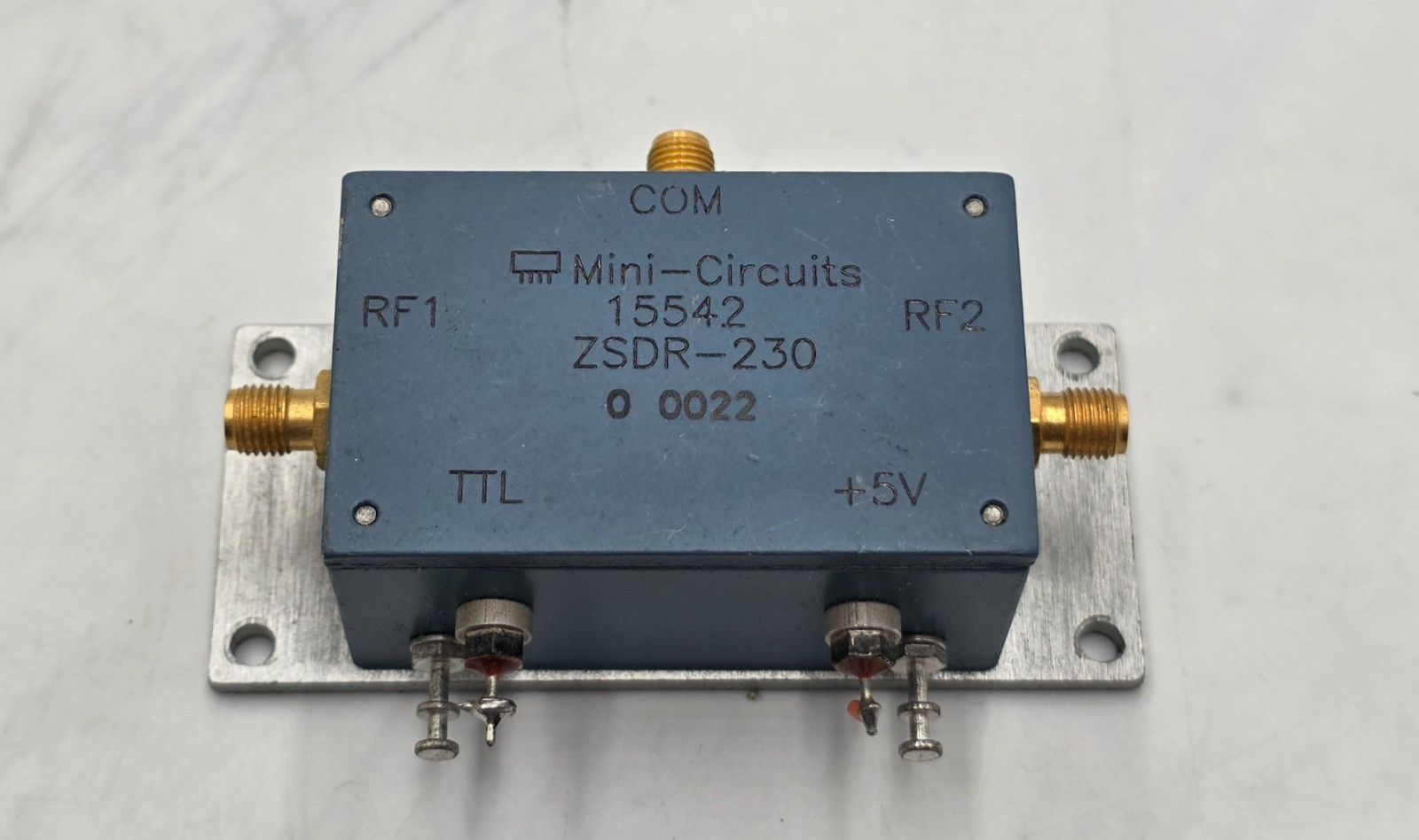 COM MINI-CIRCUITS 15542, ZSDR-230 10-3000MHz SMA RF Coaxial Microwave Switch