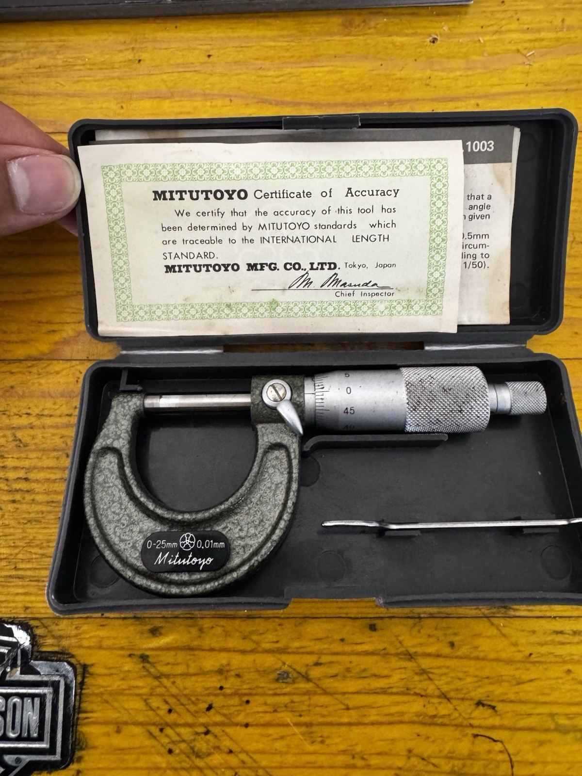 Mitutoyo 103-138 M110-50 Micrometer 25-50mm 0.01mm Japan USED